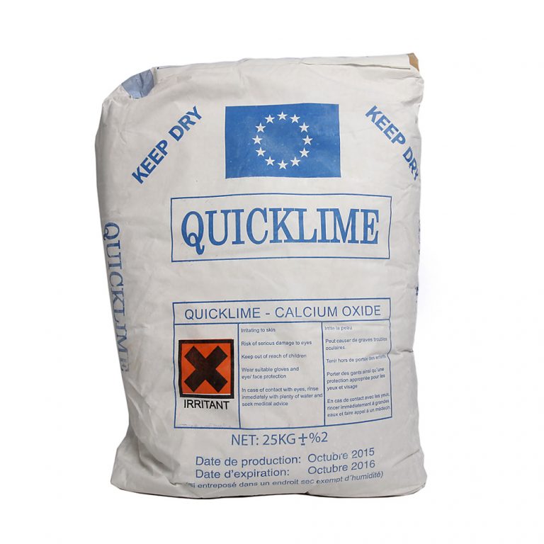 Chaux vive en poudre Cales Pascual Chaux vive en poudre Cales Pascual